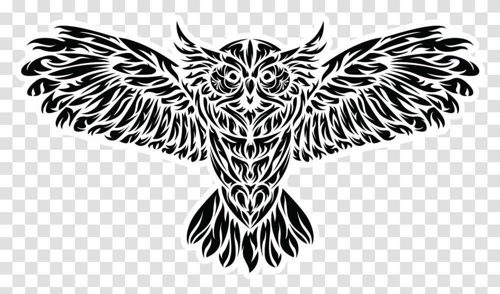 Tribal Wings, Stencil, Emblem, Zebra Transparent Png