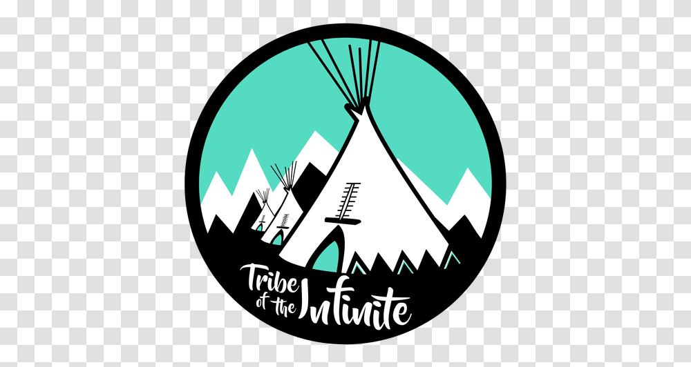 Tribe Logo Sticker Circle, Triangle, Symbol, Recycling Symbol, Poster Transparent Png