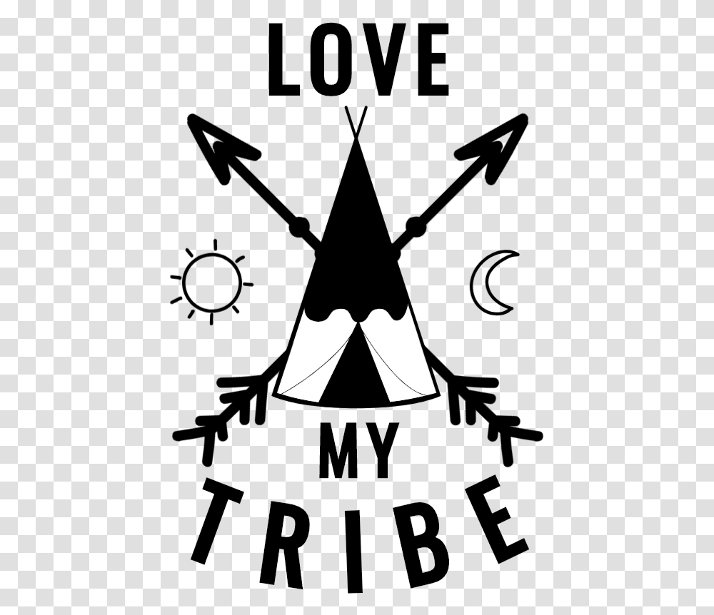 Tribe Love My Tribe Clipart, Stencil, Label Transparent Png