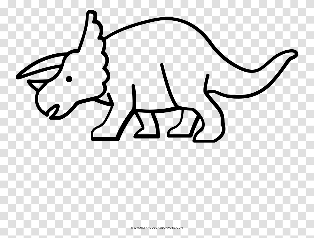 Triceratops Coloring, Gray, World Of Warcraft Transparent Png