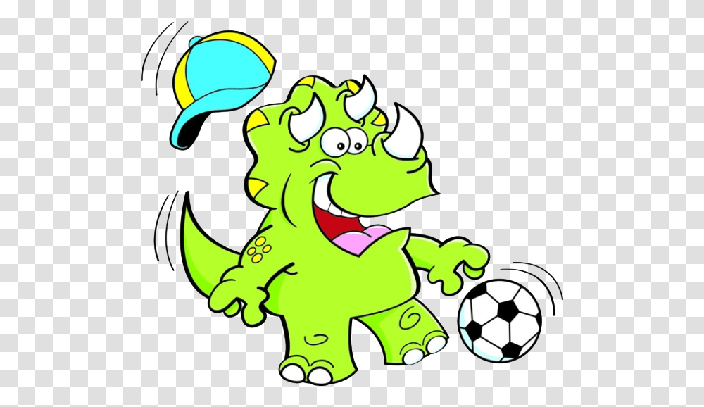 Triceratops Dinosaur Football Clip Art Dinosaur Soccer, Sport, Sports, Tree Transparent Png