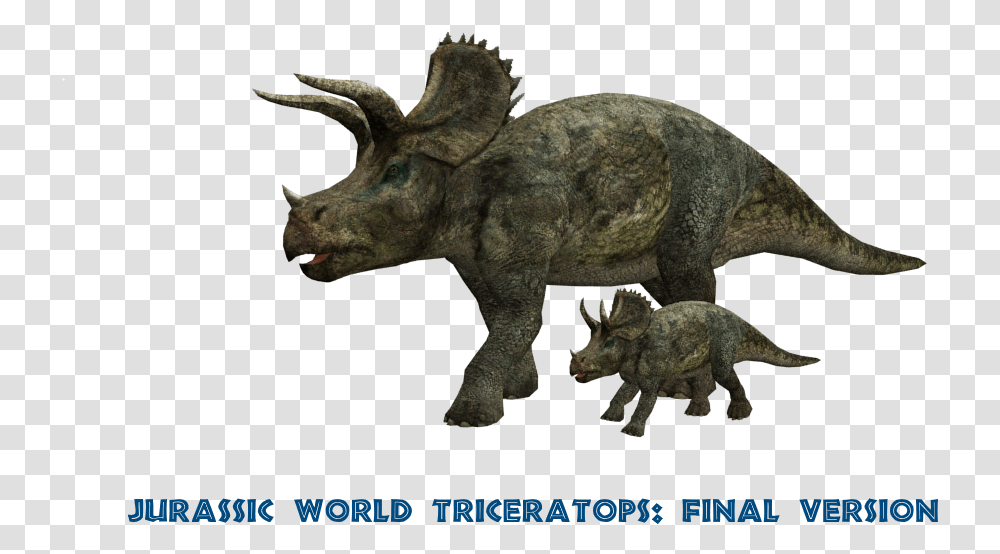 Triceratops Jurassic World, Dinosaur, Reptile, Animal, T-Rex Transparent Png