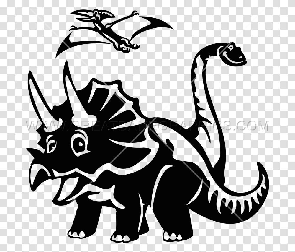 Triceratops Others Production Ready Artwork For T Shirt Printing, Antelope, Mammal, Animal, Bow Transparent Png