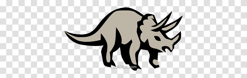 Triceratops Royalty Free Vector Clip Art Illustration, Mammal, Animal, Wildlife, Aardvark Transparent Png