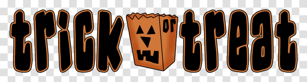Trick Or Treat Banners Free, Stencil, Number Transparent Png