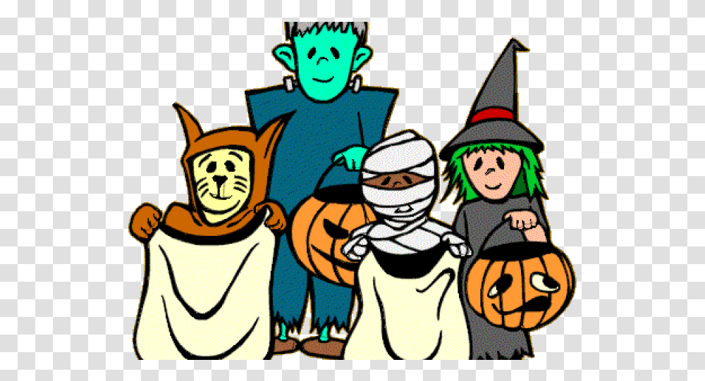 Trick Or Treat Clipart Collection Of 14 Halloween Clipart Free, Person, People, Sled, Graphics Transparent Png