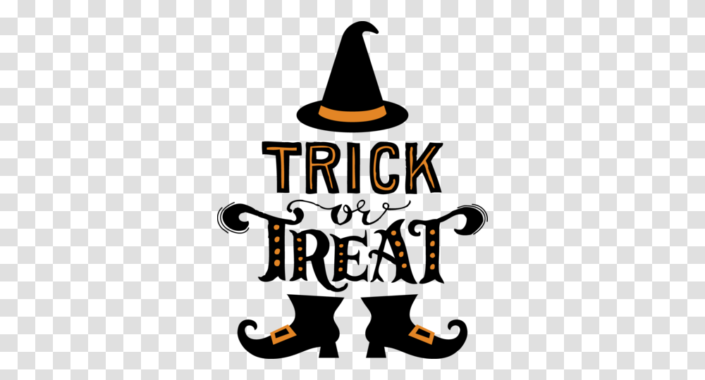 Trick Or Treat Clipart, Poster, Advertisement, Alphabet Transparent Png