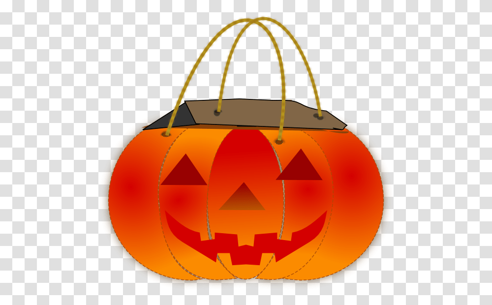 Trick Or Treat Pumpkin Bag Clip Art, Handbag, Accessories, Accessory, Purse Transparent Png