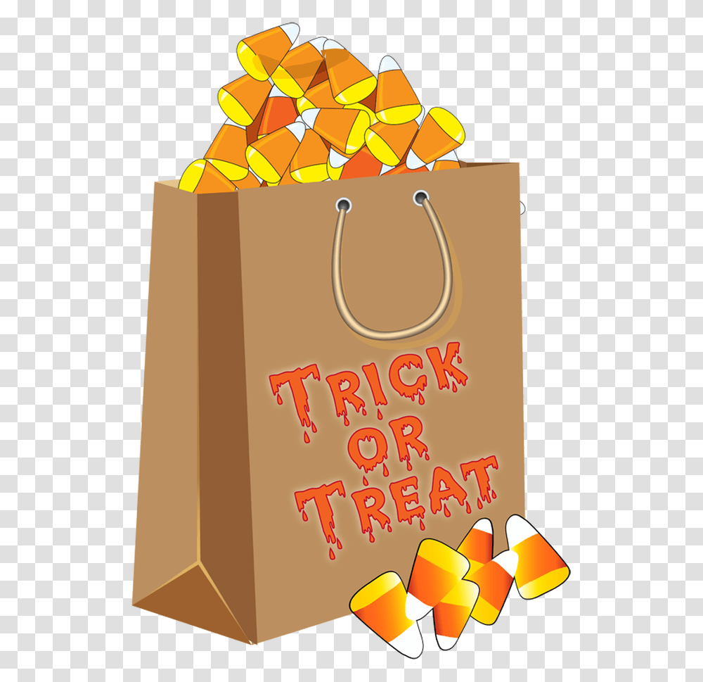 Trick Or Treating Halloween Candy Corn Clip Art Background Halloween Candy Clipart, Shopping Bag, Tote Bag Transparent Png