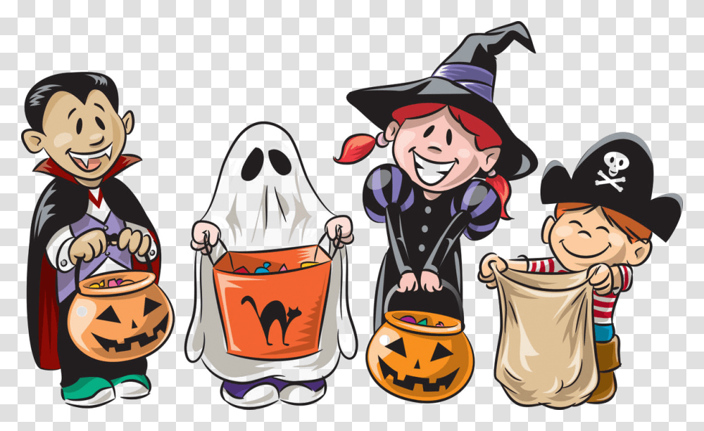 Trick Or Trunk Trick Or Treat Clipart, Person, Hat, Bag Transparent Png