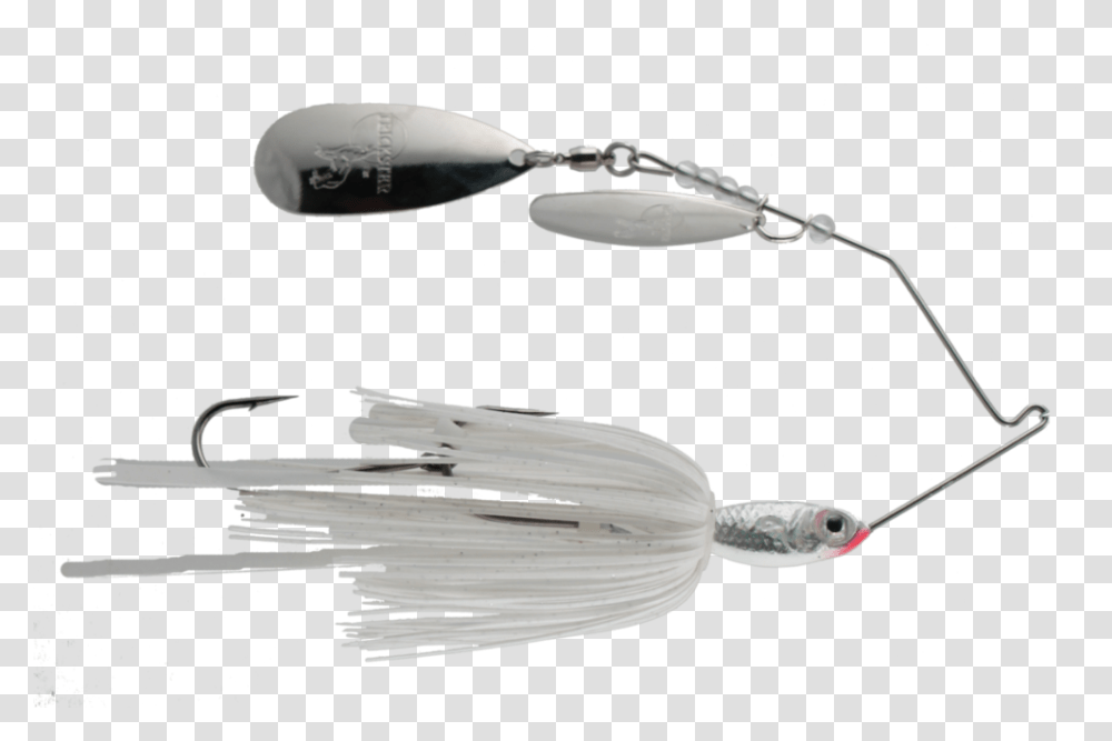 Trickster 012 White Earrings, Fishing Lure, Bait, Paddle, Oars Transparent Png