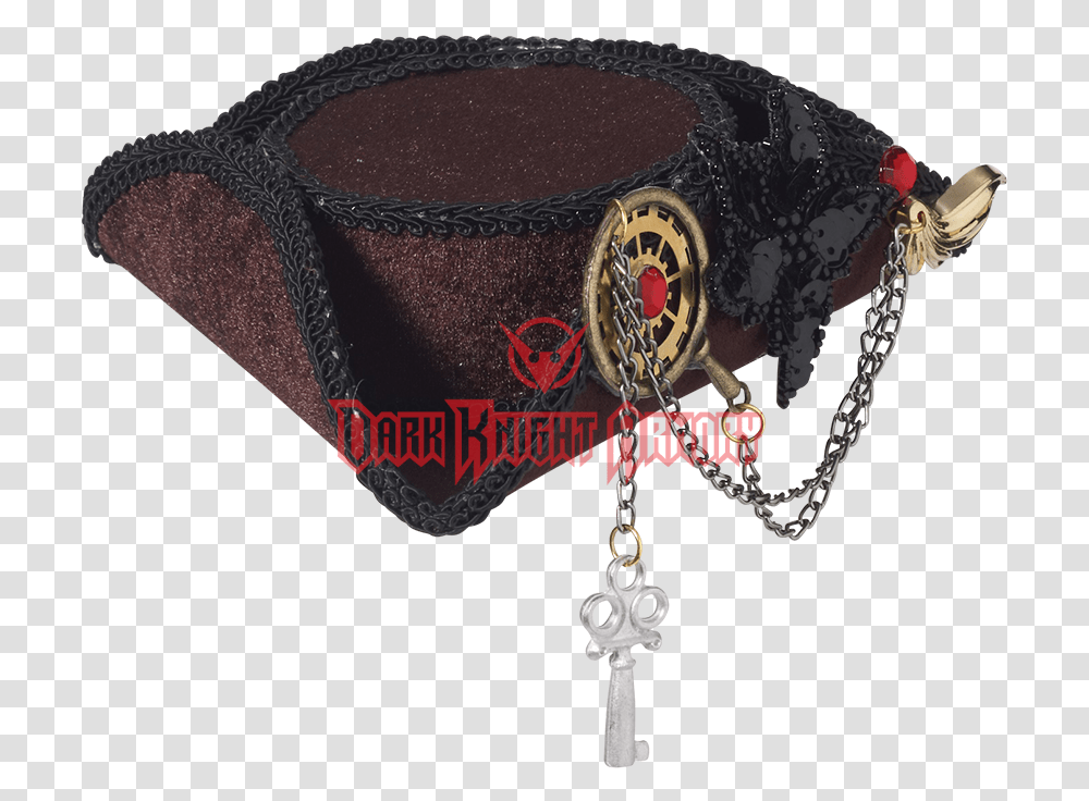 Tricorne Hat Steampunk Piracy Spats Steampunk Pirate Hat, Necklace, Jewelry, Accessories, Accessory Transparent Png