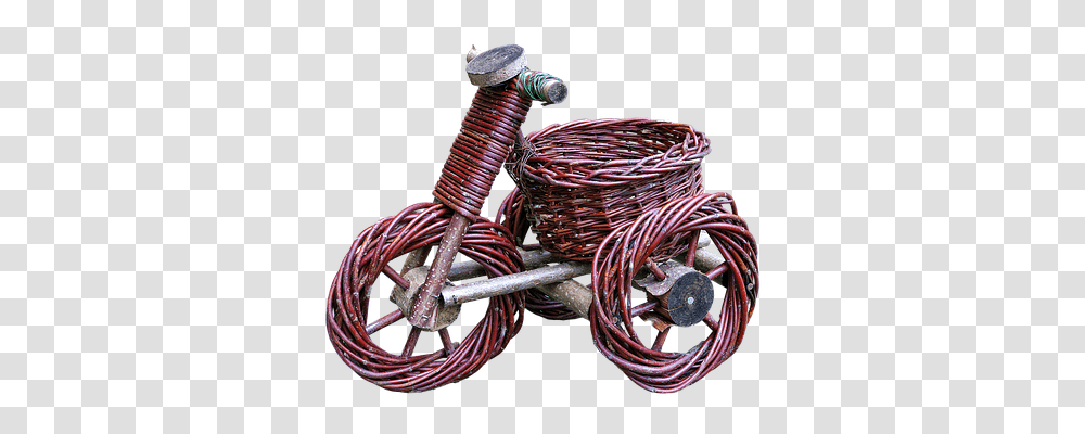 Tricycle Nature, Coil, Spiral, Basket Transparent Png