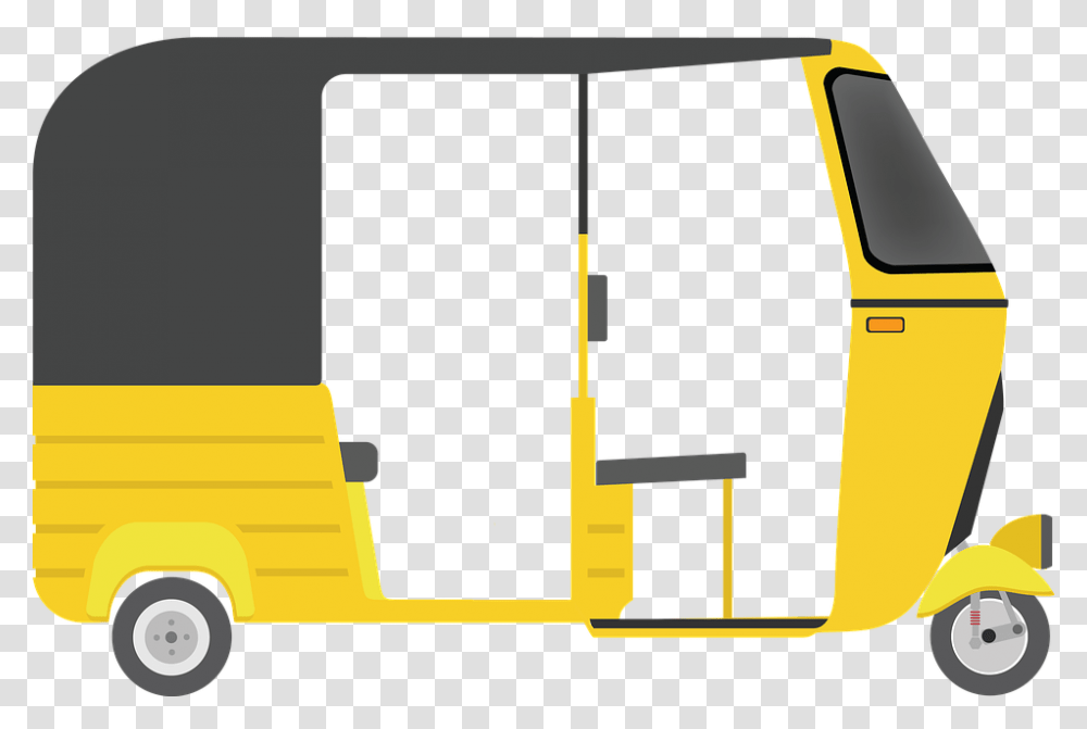 Tricycle Auto Rickshaw Vehicles Automobiles Truck, Car, Transportation, Taxi, Cab Transparent Png