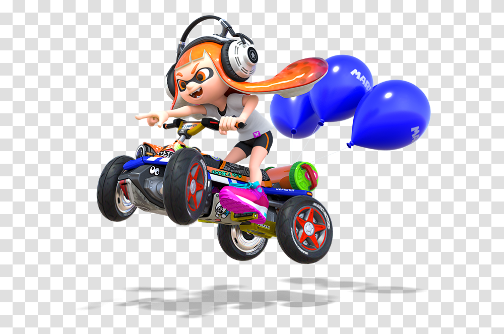 Tricycle Mario Kart 8 Deluxe Inkling, Vehicle, Transportation, Toy, Wheel Transparent Png