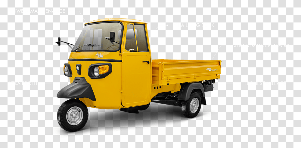 Tricycle Piaggio Ape Xtra Ldx Price, Truck, Vehicle, Transportation, Pickup Truck Transparent Png
