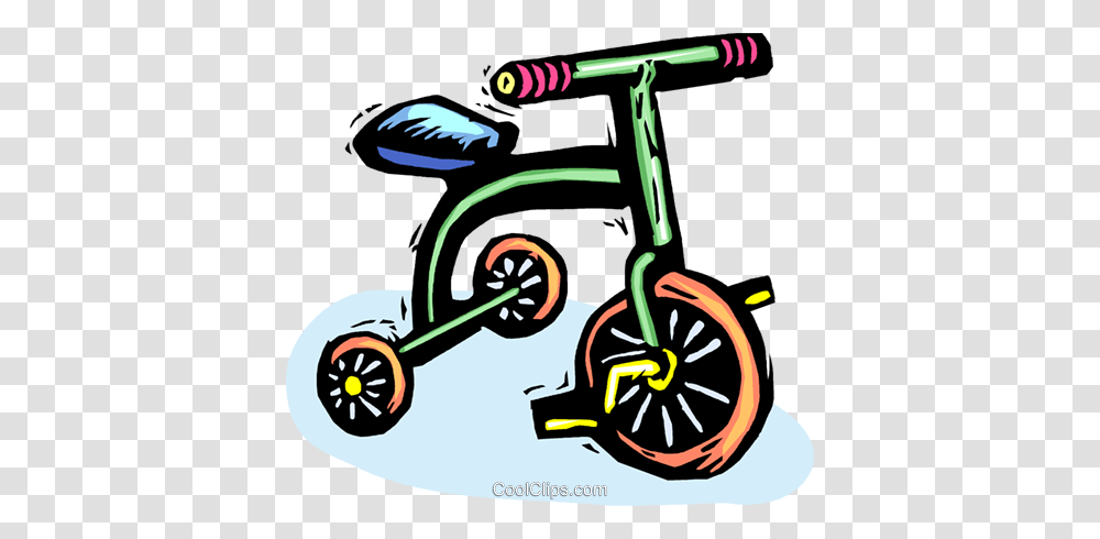 Tricycle Royalty Free Vector Clip Art Illustration, Scooter, Vehicle, Transportation, Lawn Mower Transparent Png