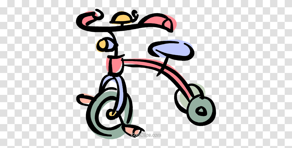 Tricycle Royalty Free Vector Clip Art Illustration, Vehicle, Transportation, Bicycle, Bike Transparent Png