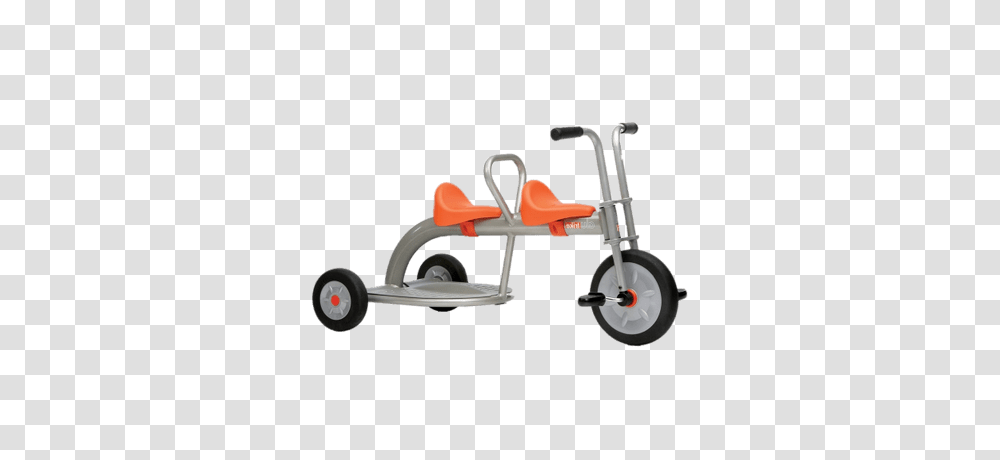 Tricycle With Double Seating, Lawn Mower, Tool, Vehicle, Transportation Transparent Png