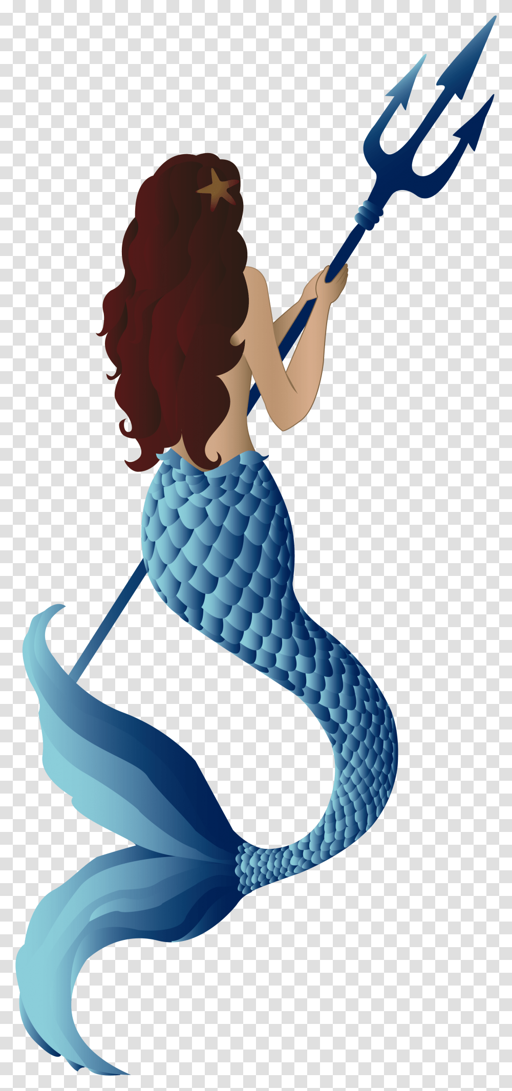 Trident Mermaid With Trident, Pants, Dance Pose, Leisure Activities Transparent Png
