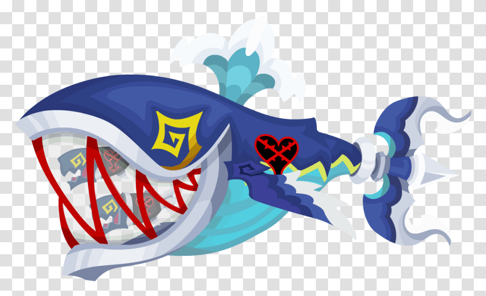 Trident Tail Khx Kingdom Hearts Heartless Union, Dragon Transparent Png
