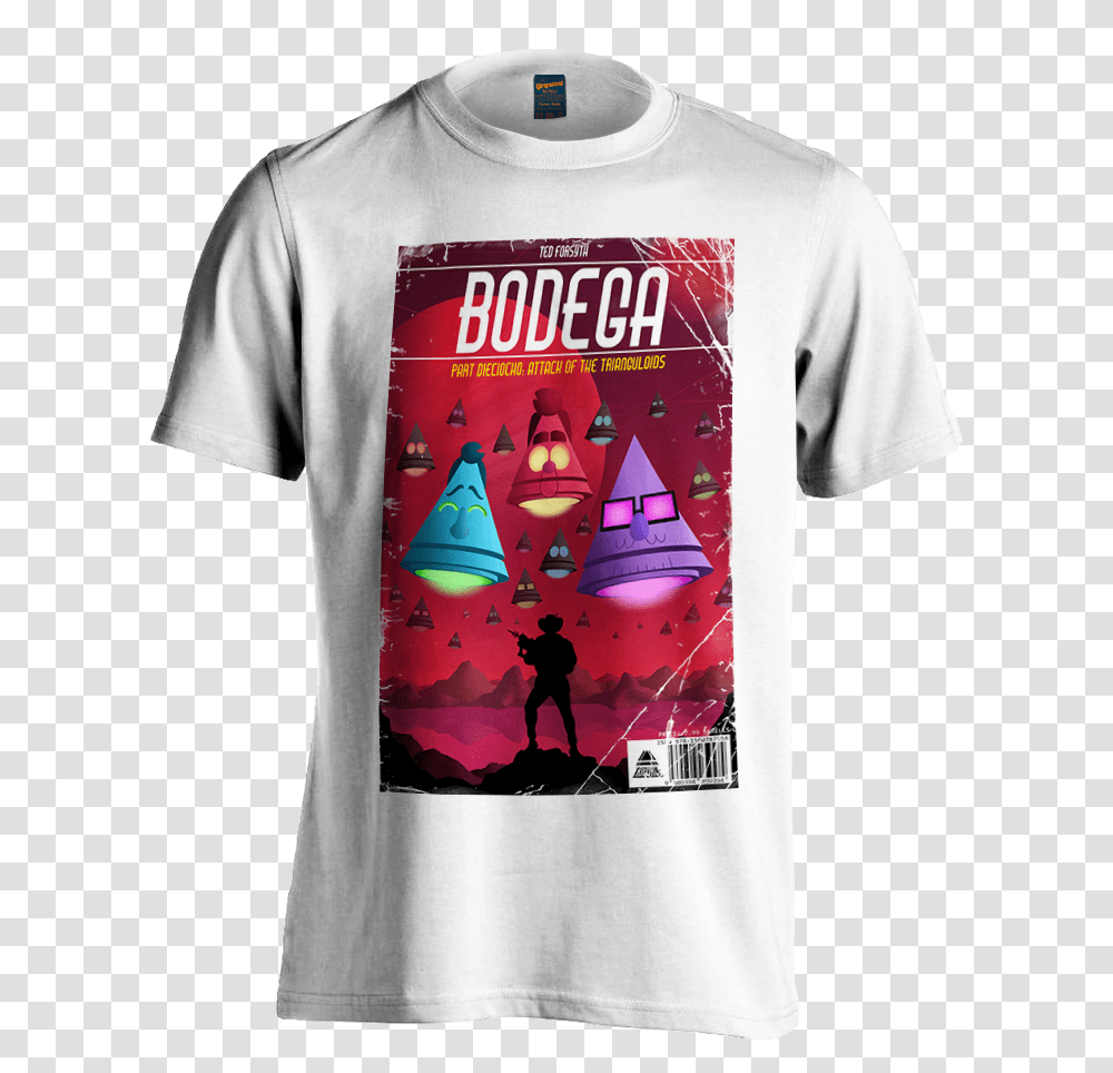 Triforce Bodega White T Shirt - Yogscast Yogscast Tom Birds Shirt, Clothing, Apparel, T-Shirt, Person Transparent Png