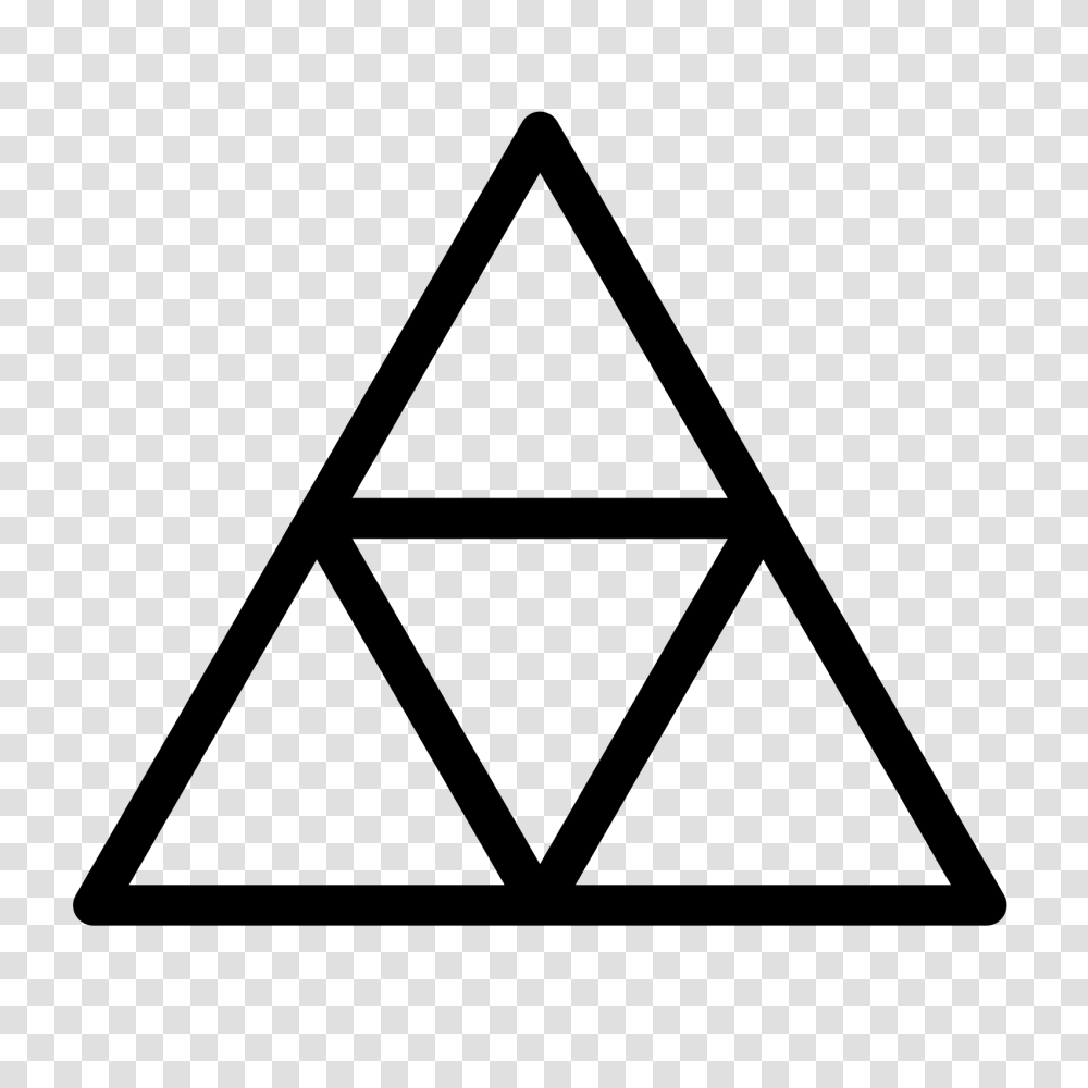 Triforce Icon, Gray, World Of Warcraft Transparent Png