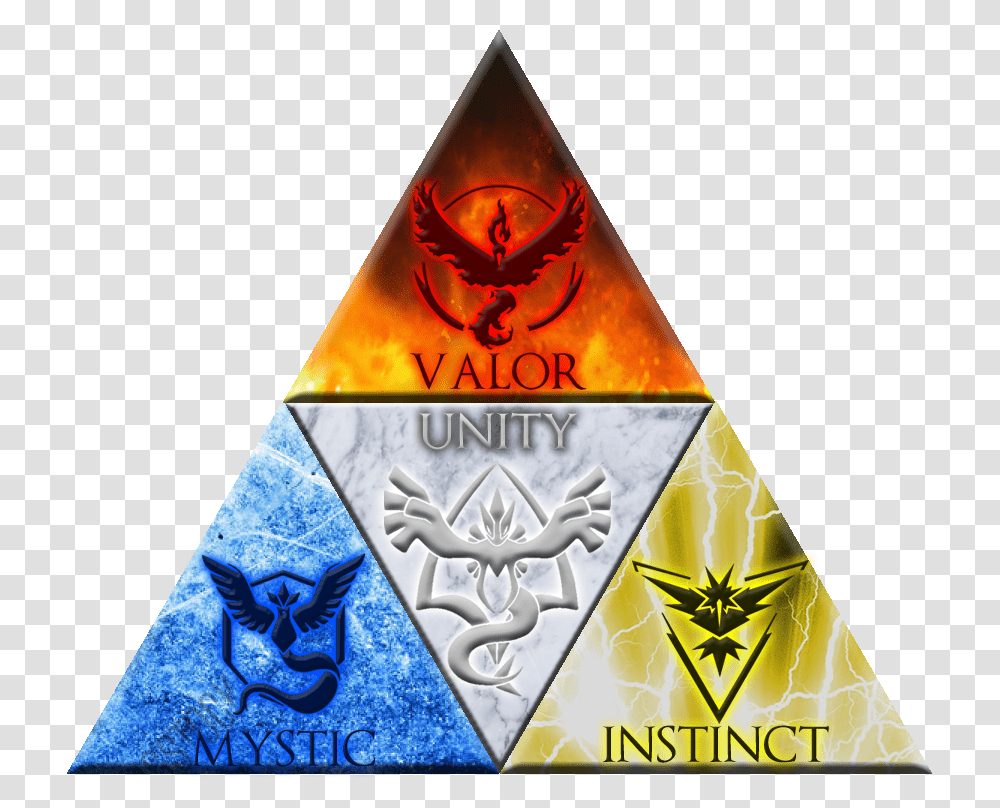 Triforce Images Background Pokemon Go Logo, Symbol, Art, Fire, Star Symbol Transparent Png