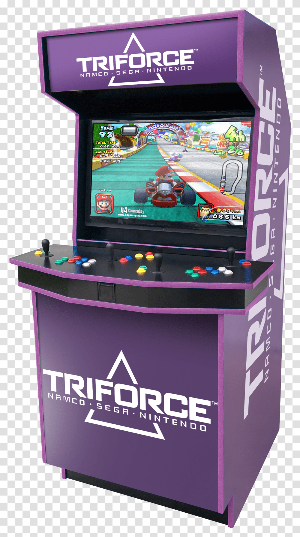 Triforce Nintendo Sega Namco, Arcade Game Machine, Monitor, Screen, Electronics Transparent Png