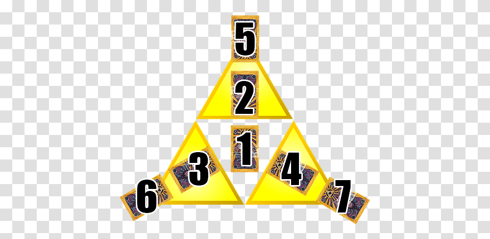 Triforcetarotspread Triforce, Triangle, Number Transparent Png