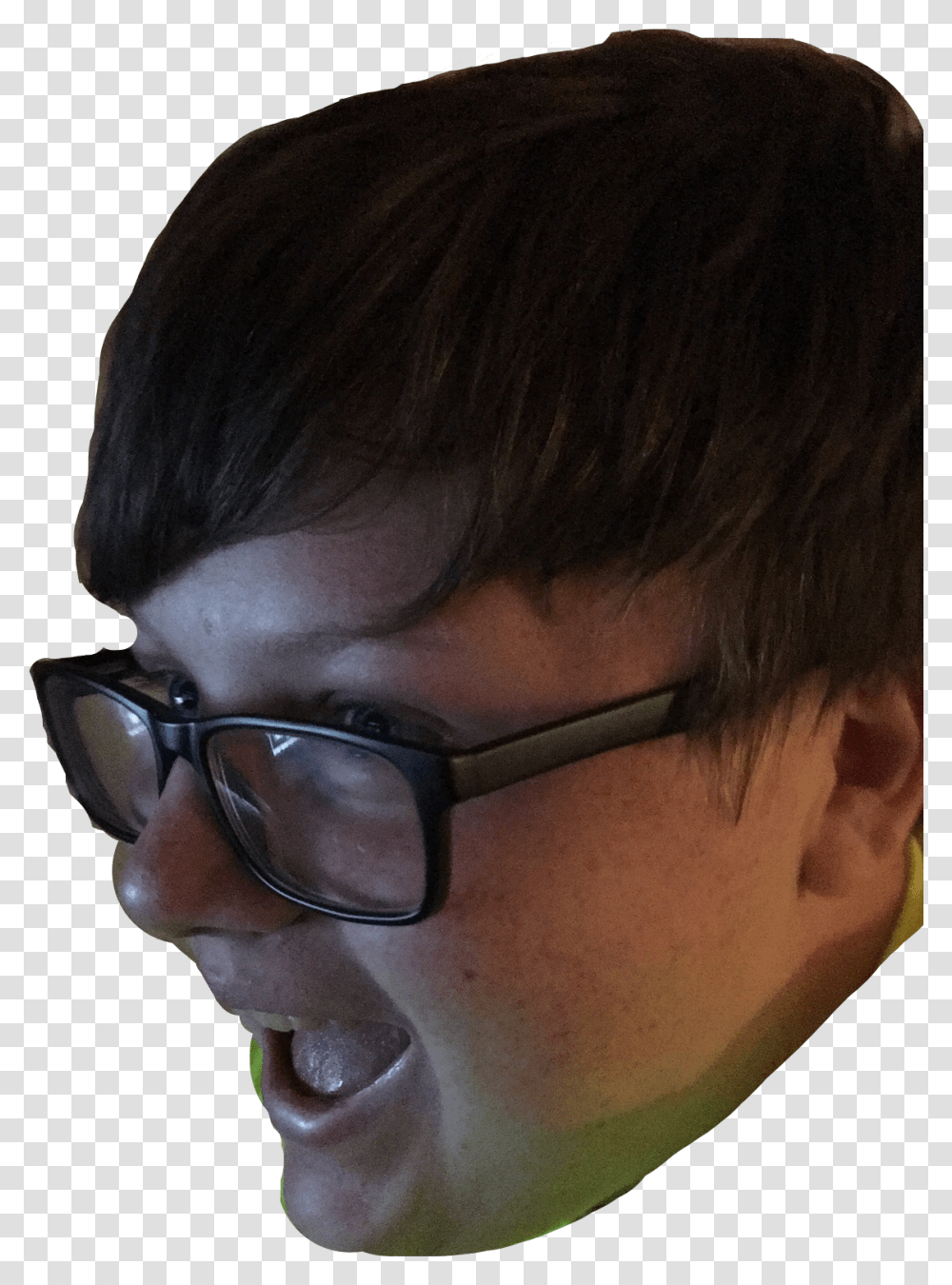 Trihard Freetoedit Close Up, Person, Sunglasses, Accessories, Face Transparent Png