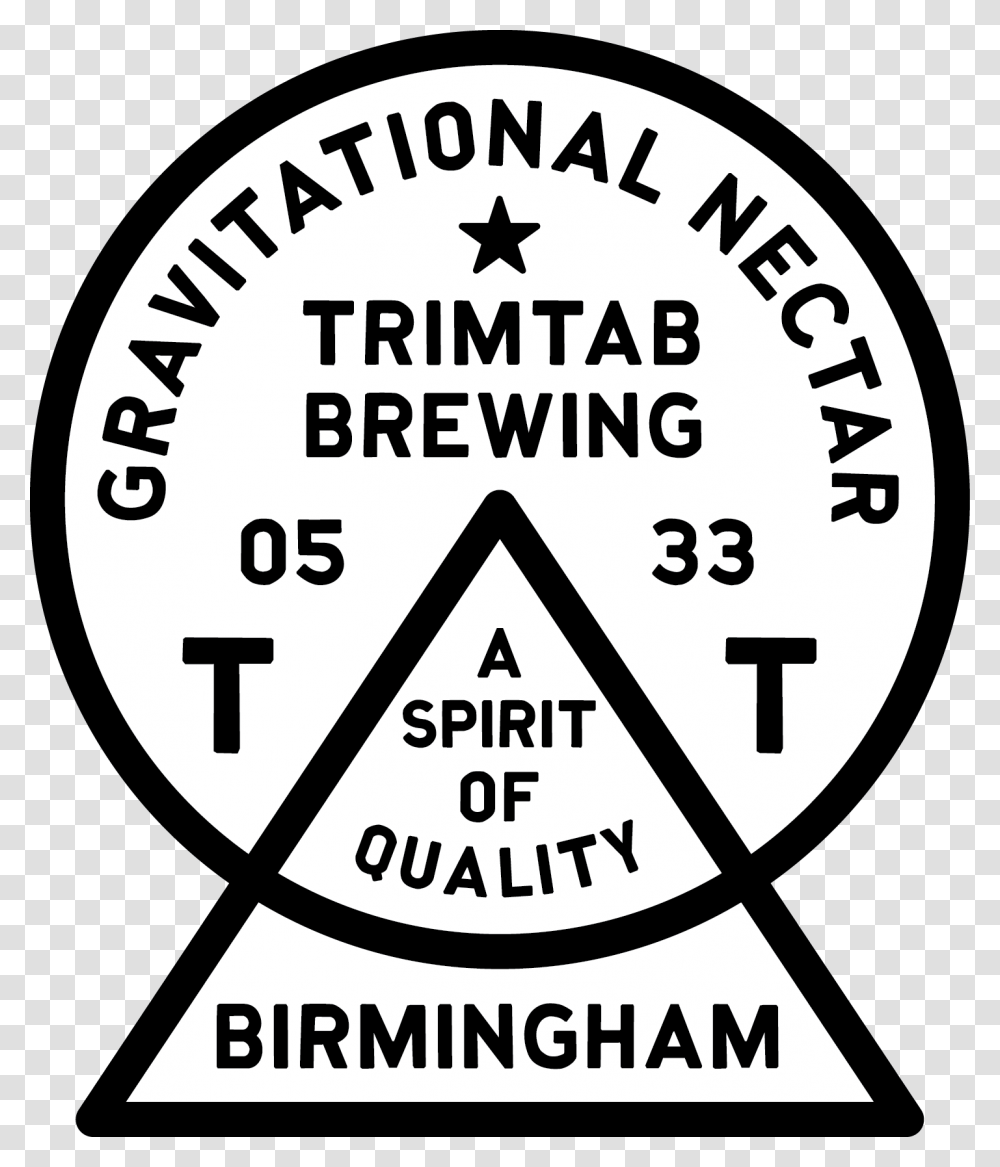 Trim Tab Brewing, Label, Triangle Transparent Png