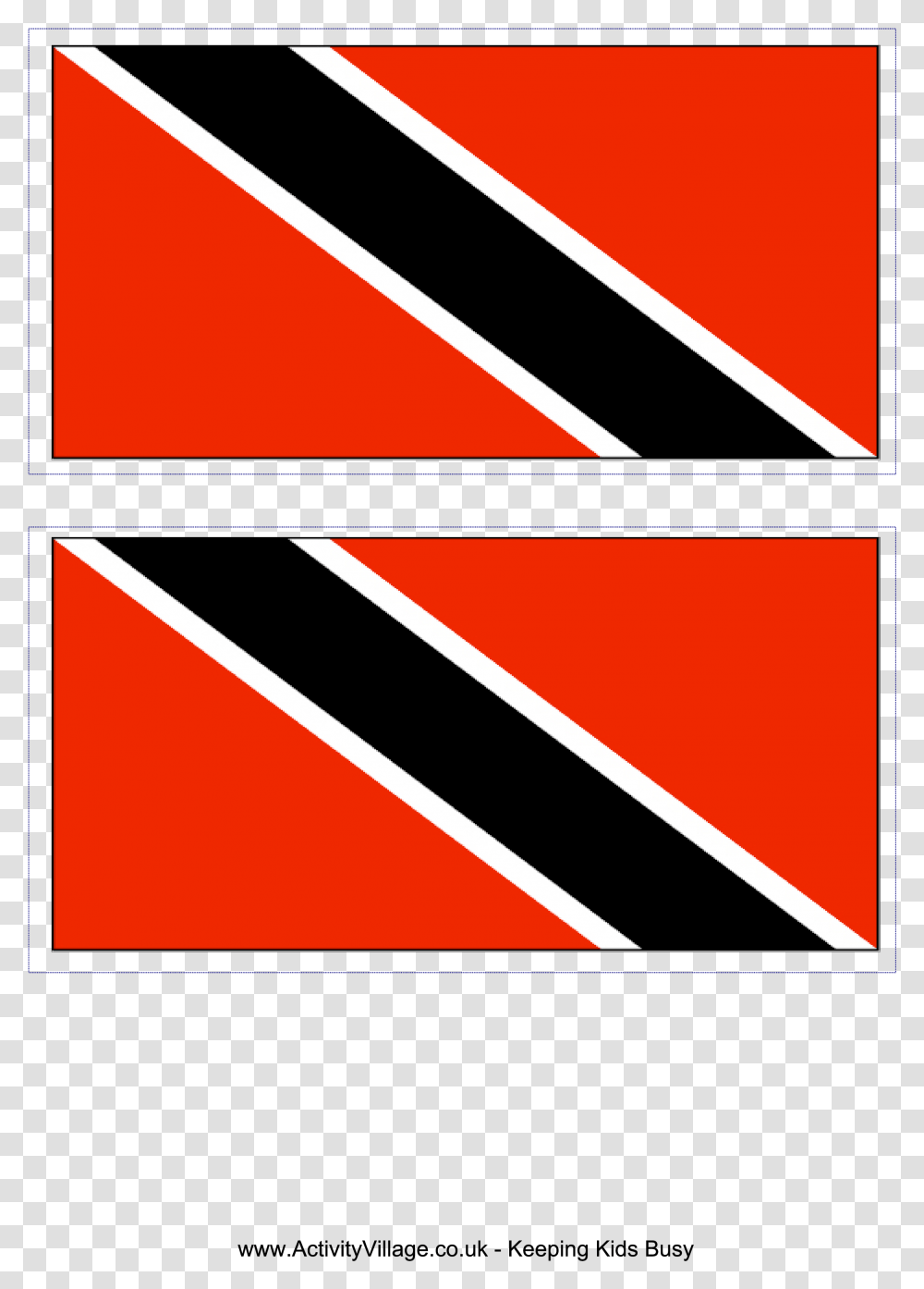 Trinidad And Tobago Flag Trinidad Flag Tattoo, Label, Alphabet, Triangle Transparent Png