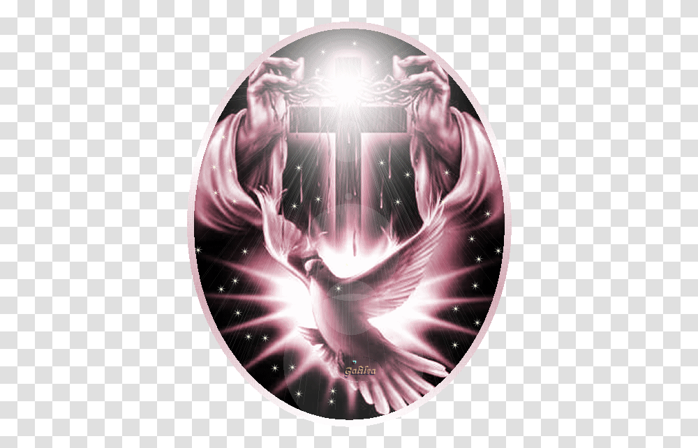 Trinity Jesus Cross With Black Background, Person, Pattern, Fractal, Ornament Transparent Png