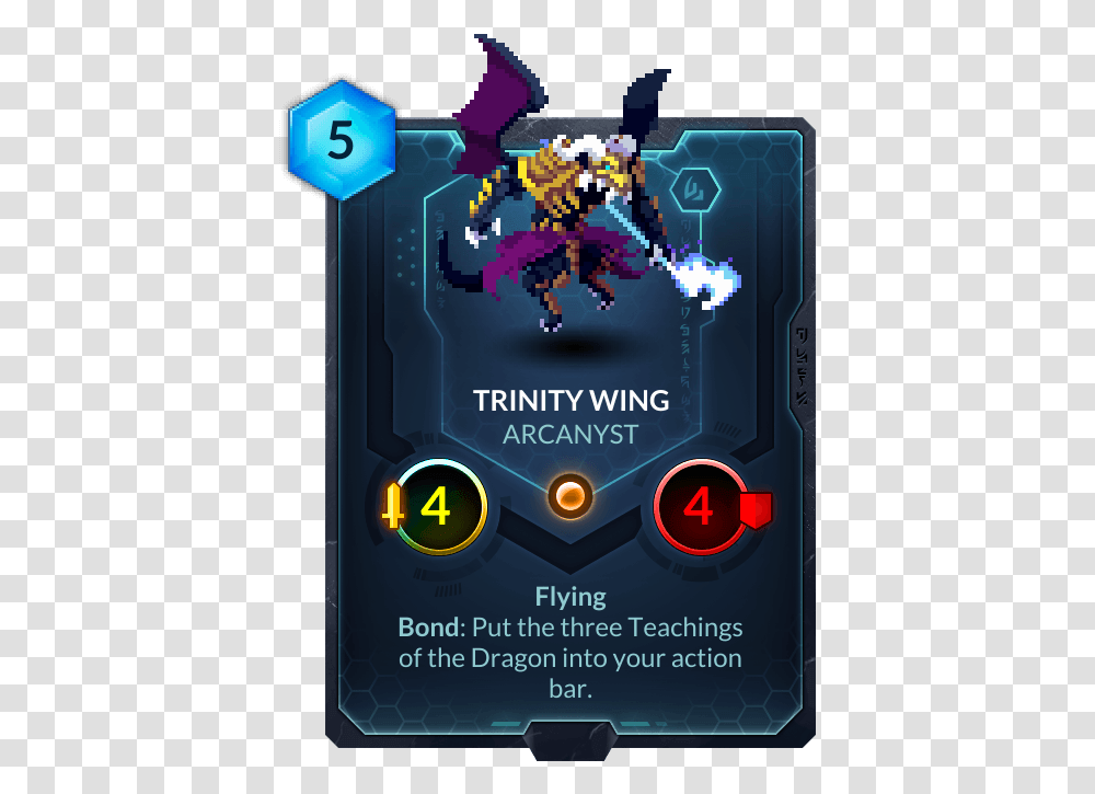 Trinity Wing Official Duelyst Wiki Keeper Of The Vale Duelyst, Advertisement, Poster, Paper, Flyer Transparent Png