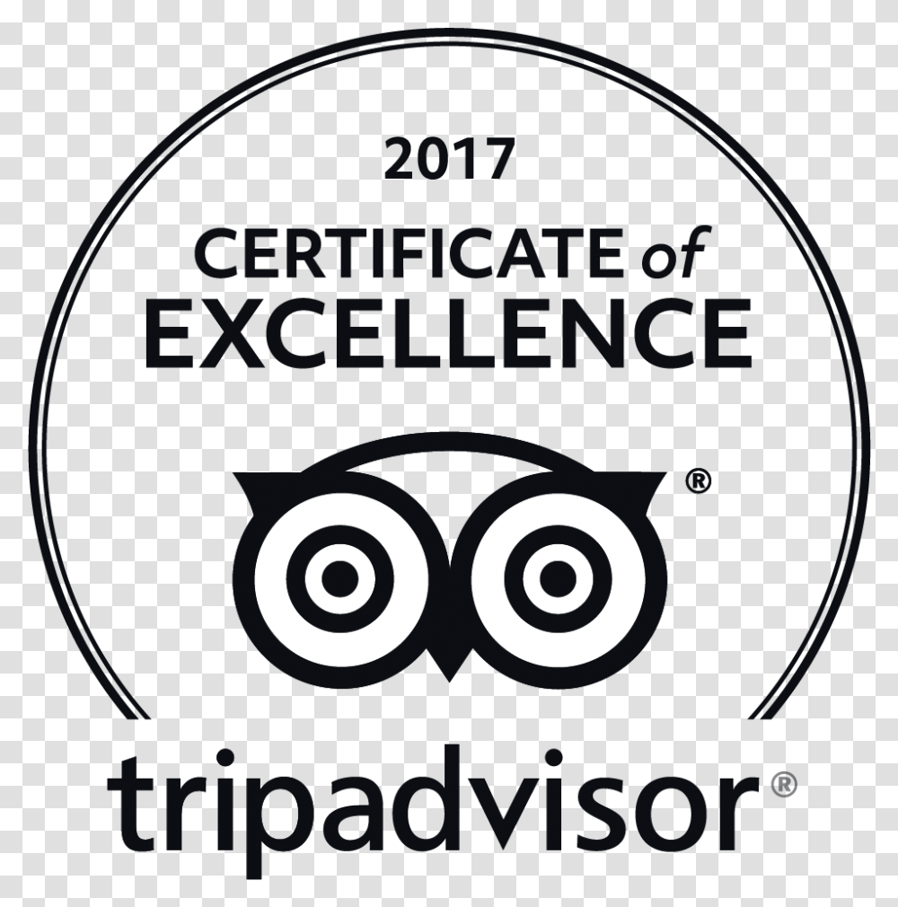 Tripadvisor Certificate Of Excellence 2018 White, Disk, Dvd, Label Transparent Png