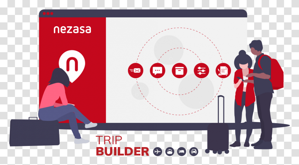 Tripbuilder The New Plug And Play Solution For The Travel Conversation, Person, Text, Number, Symbol Transparent Png