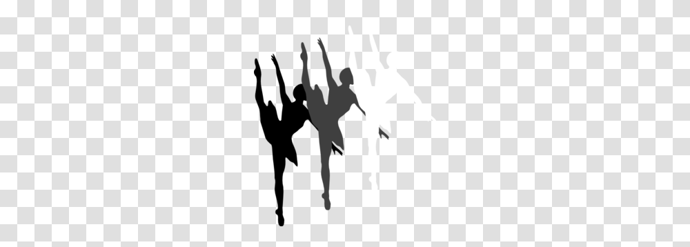 Triple Ballet Dancer Silhouette Clip Art, Person, Stencil, Leisure Activities, Crowd Transparent Png