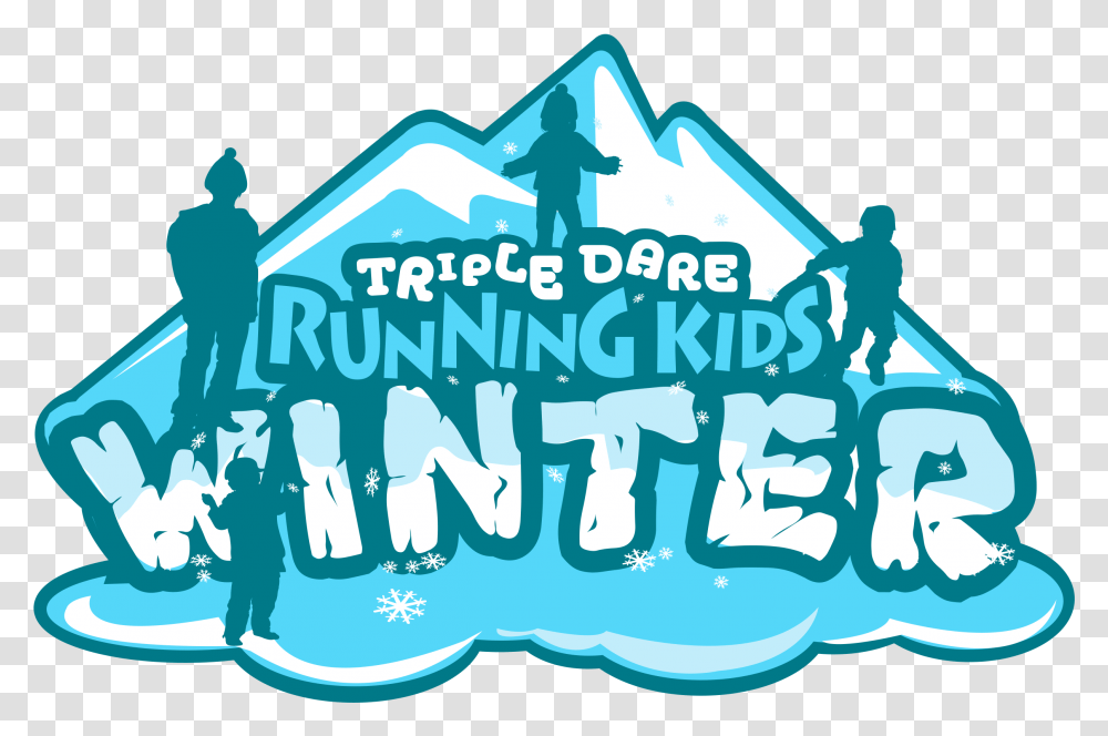 Triple Dare Running Kids Race Winter, Person, Word Transparent Png