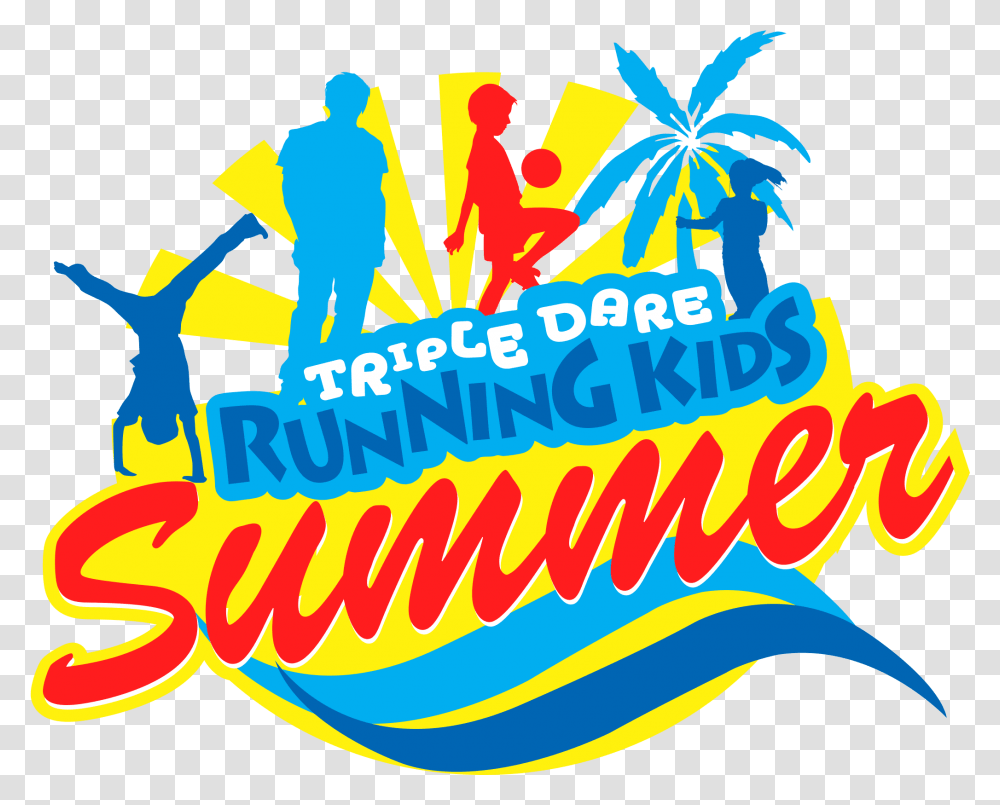 Triple Dare Running Kids Summer Logo On Raceraves Balmain Care For Kids, Paper, Lighting Transparent Png