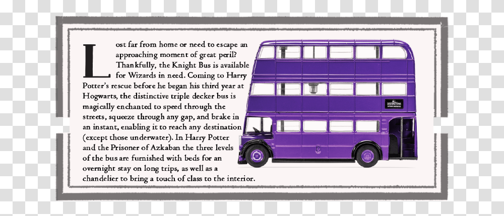 Triple Decker Knight Bus Corgi Harry Potter Triple Decker Knight Bus, Vehicle, Transportation, Tour Bus, Double Decker Bus Transparent Png