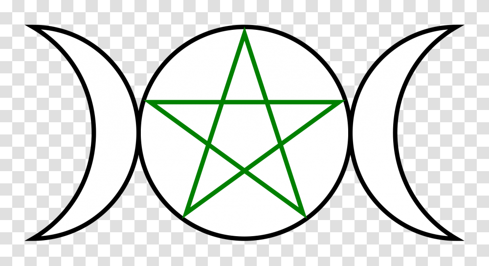 Triple Goddess Pentagram, Star Symbol Transparent Png