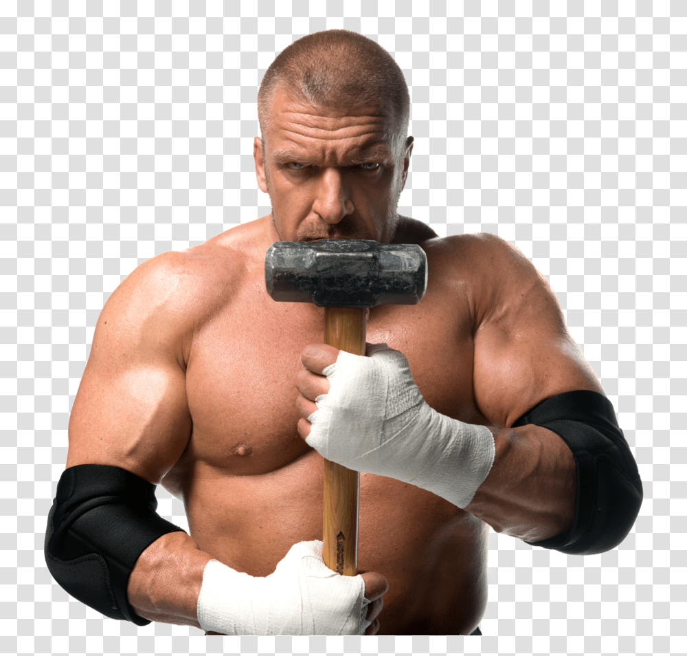 Triple H Photo Triple H With Hammer, Person, Human, Arm, Sport Transparent Png