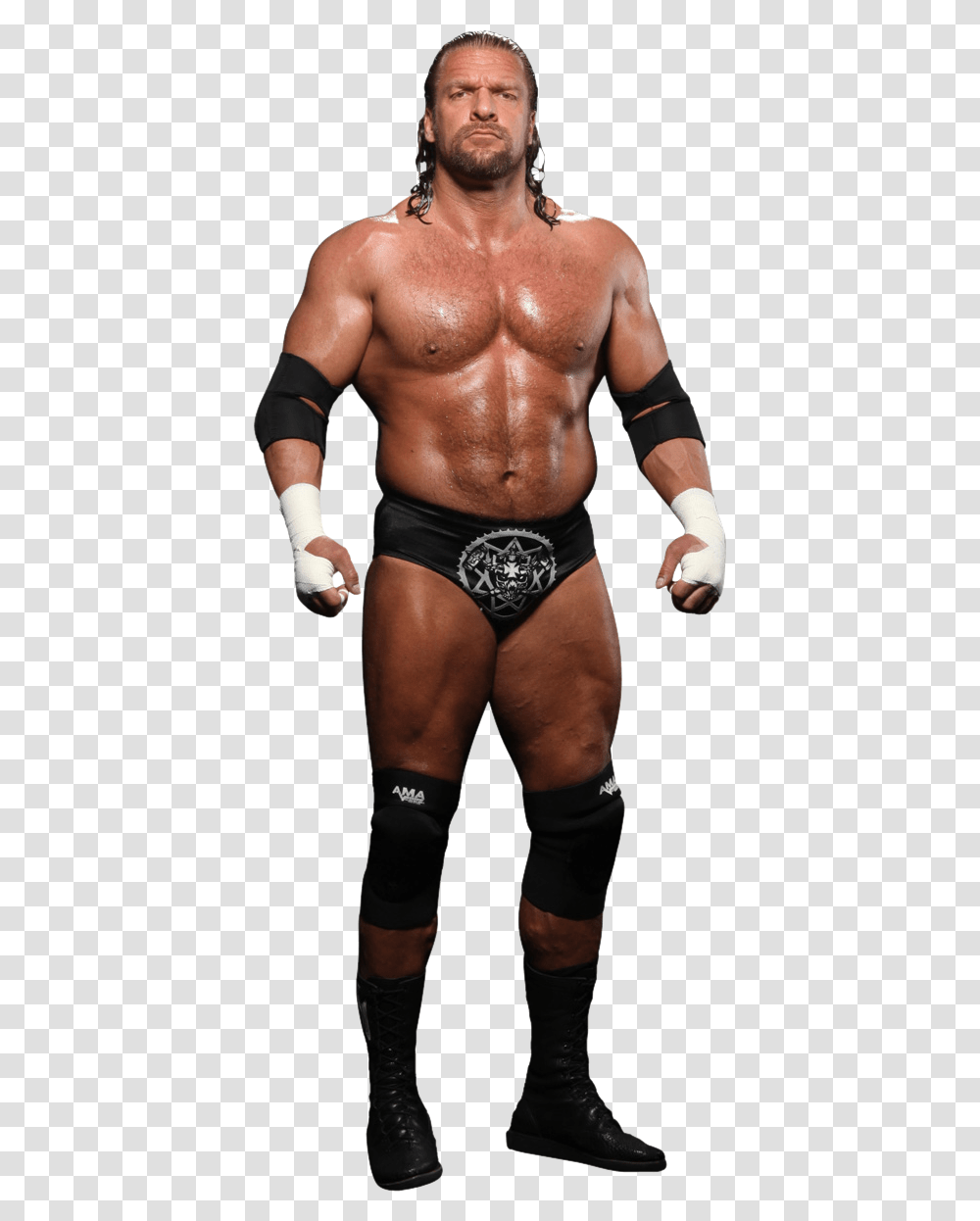 Triple H Triple H Background, Person, Sport, Arm, Costume Transparent Png