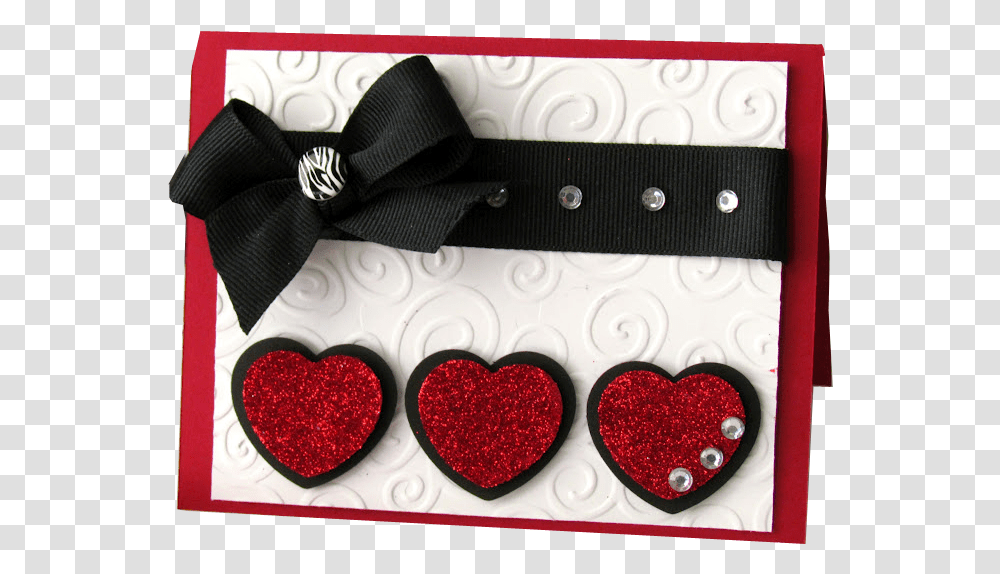 Triple Heart Handmade Valentine Heart Hand Made Cards, Accessories, Accessory, Purse, Handbag Transparent Png