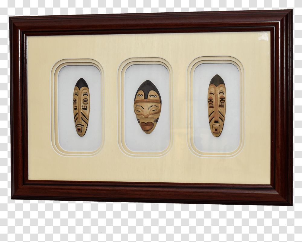 Triple Masks Laughing Mask Shadow Box Wood Transparent Png