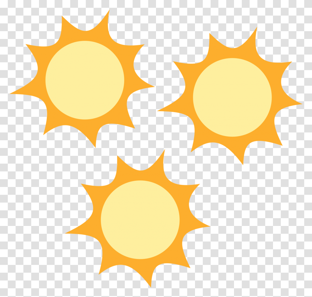 Triple Sun Cutie Mark By The Smiling Pony Mlp Sun Cutie Mark, Lighting, Nature, Outdoors, Star Symbol Transparent Png