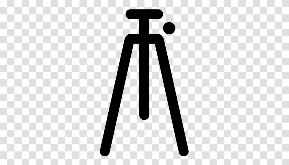 Tripod Camera Tripod Dslr Icon With And Vector Format, Gray, World Of Warcraft Transparent Png