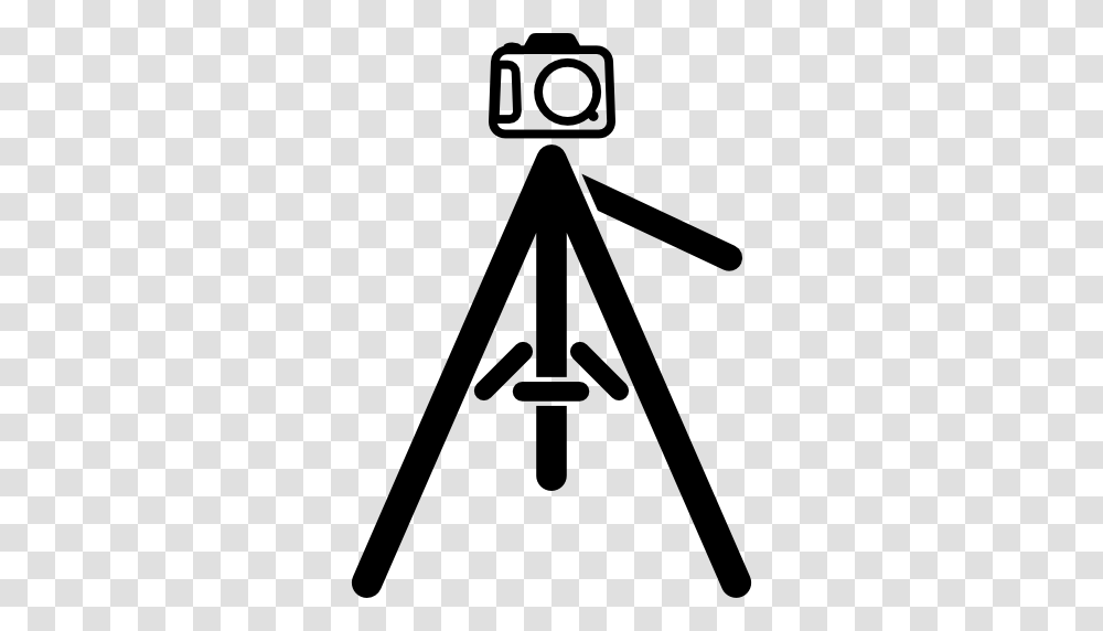 Tripod, Electronics, Silhouette, Triangle Transparent Png