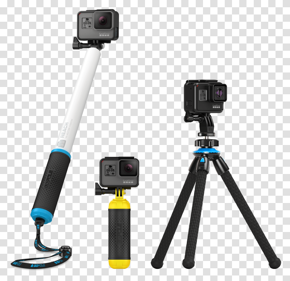 Tripod Gopro Pole, Electronics, Camera Transparent Png